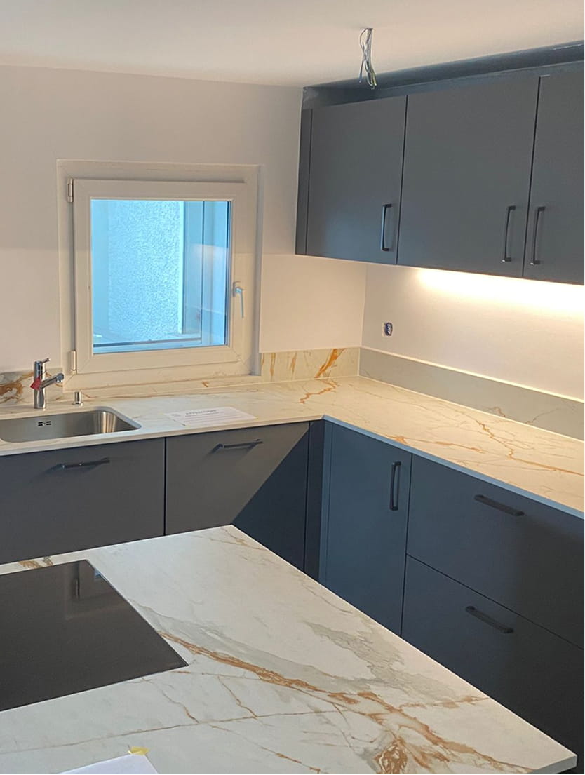 Savoy Verre Realisation Ceramique Plan De Travail 00