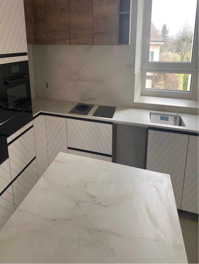 Savoy Verre Realisation Ceramique Plan De Travail 07